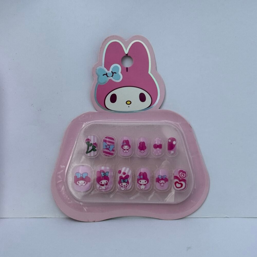 Kids Stick-On Nails - Pink