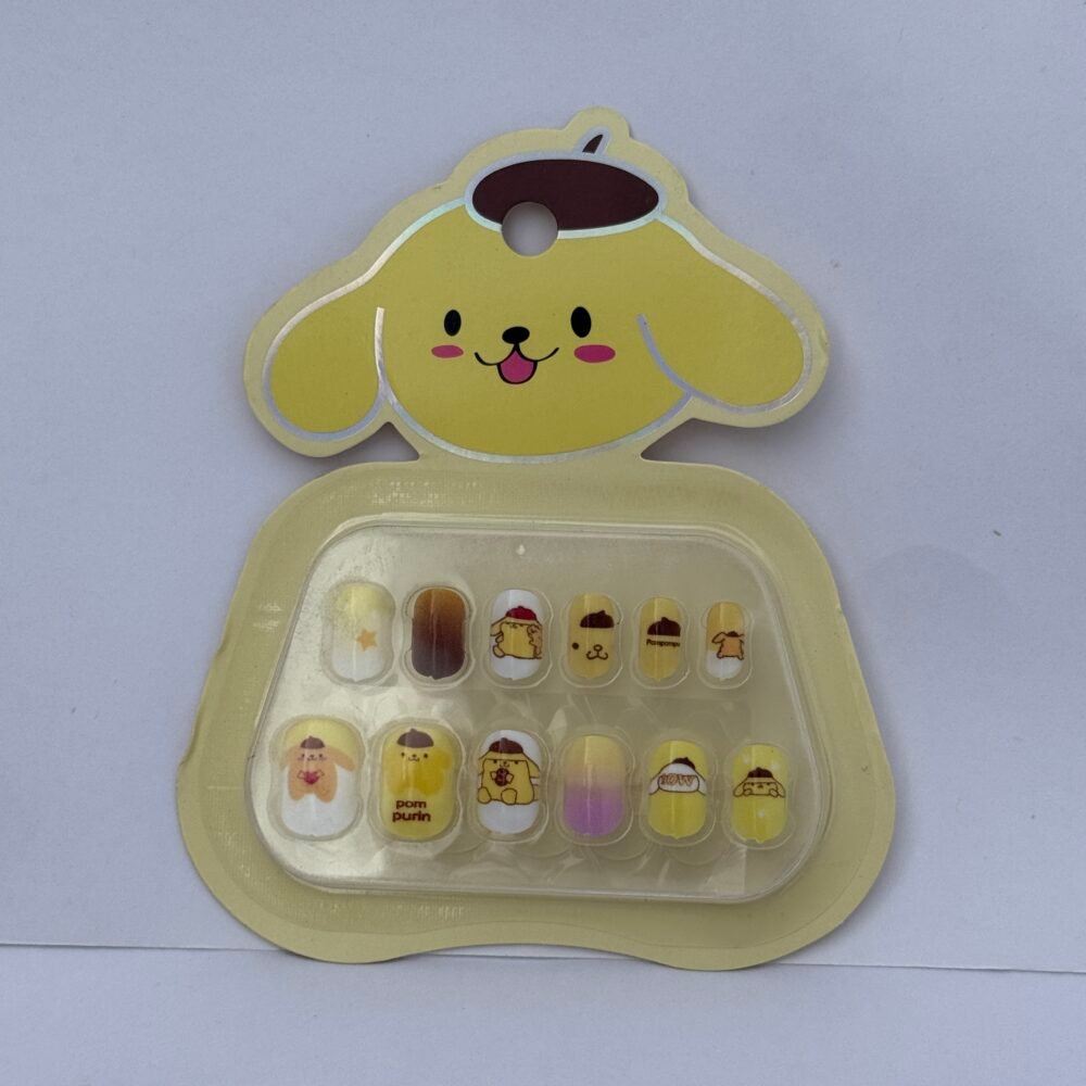 Kids Stick-On Nails - Yellow