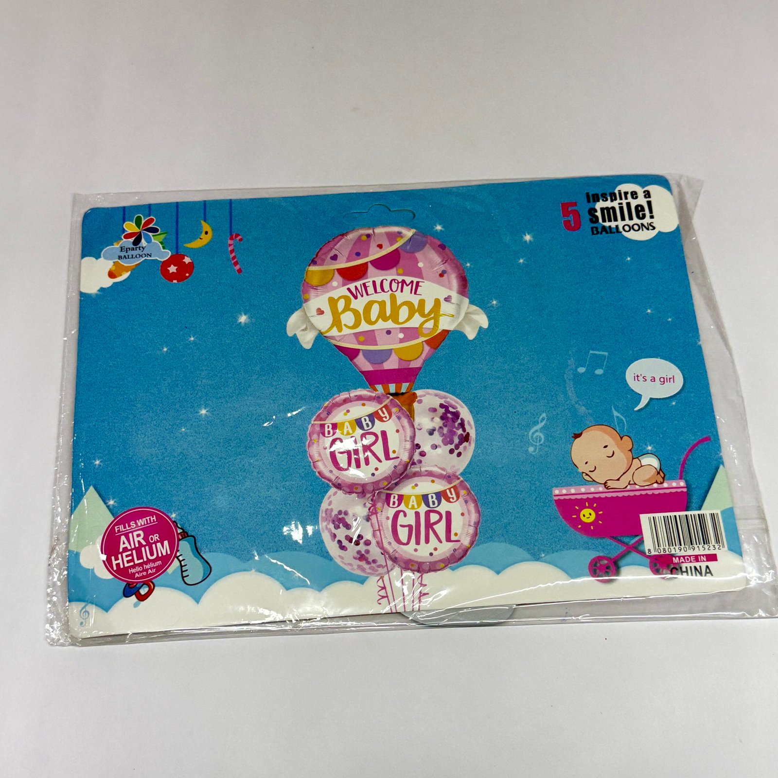Foil Balloons set (5pcs)