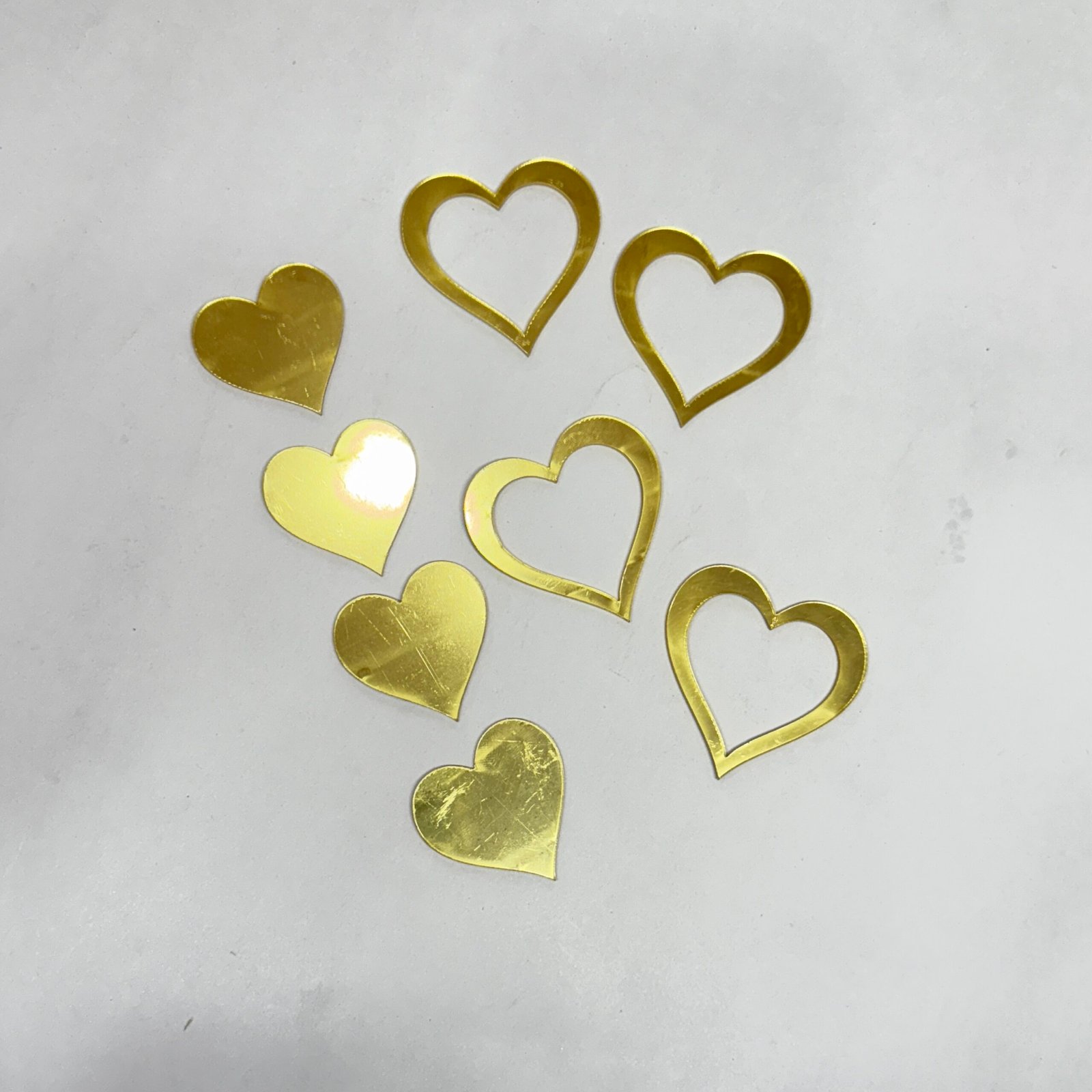 Golden Acrylic Topper (10pcs)