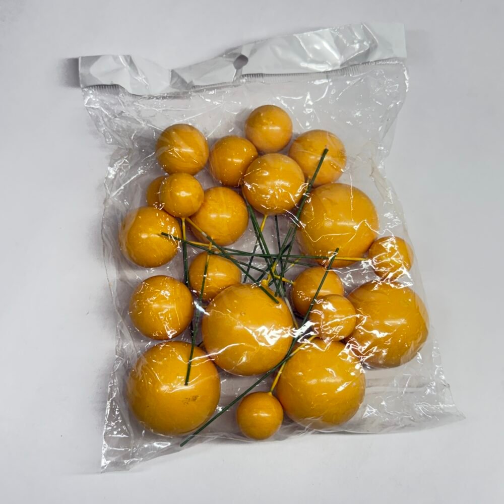 Faux Balls Pack of 20 - Yellow