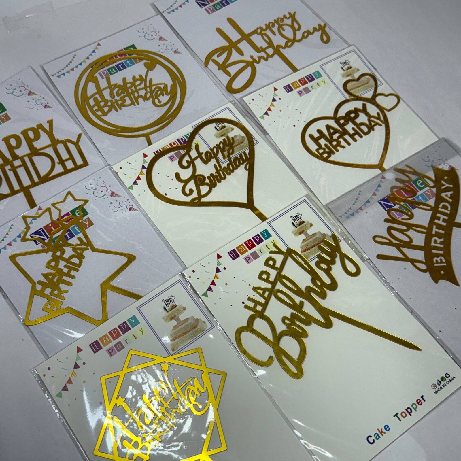 Happy Birthday Topper (Assorted) - Image 3