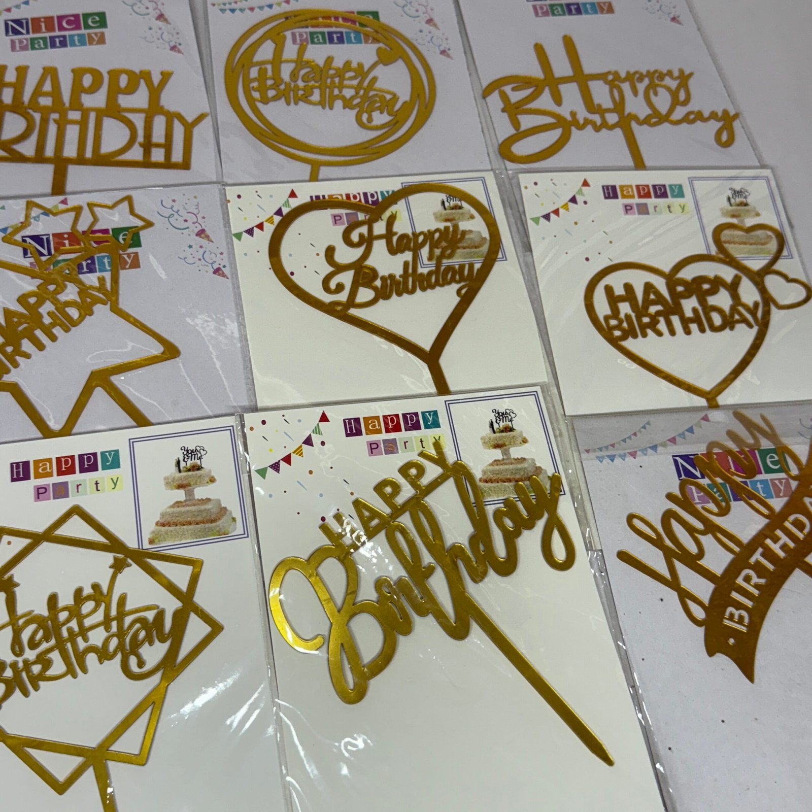 Happy Birthday Topper (Assorted) - Image 2