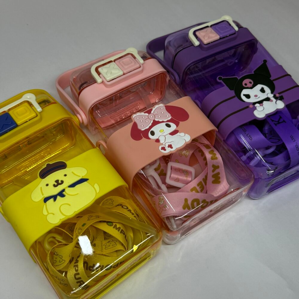 Dual Sipper Water Bottle (520 ml) - Yellow