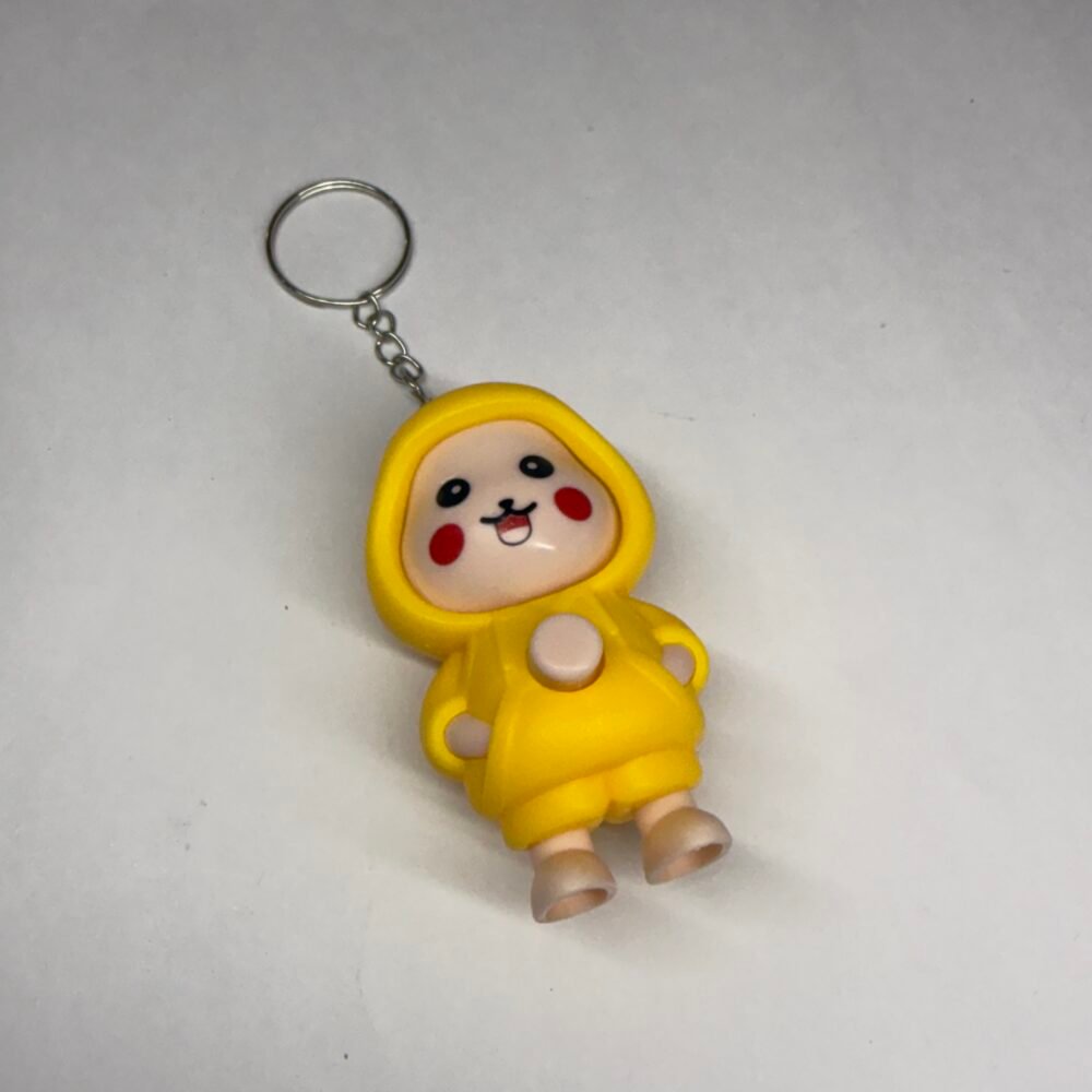 Face Changing Doll Key Chain - Yellow