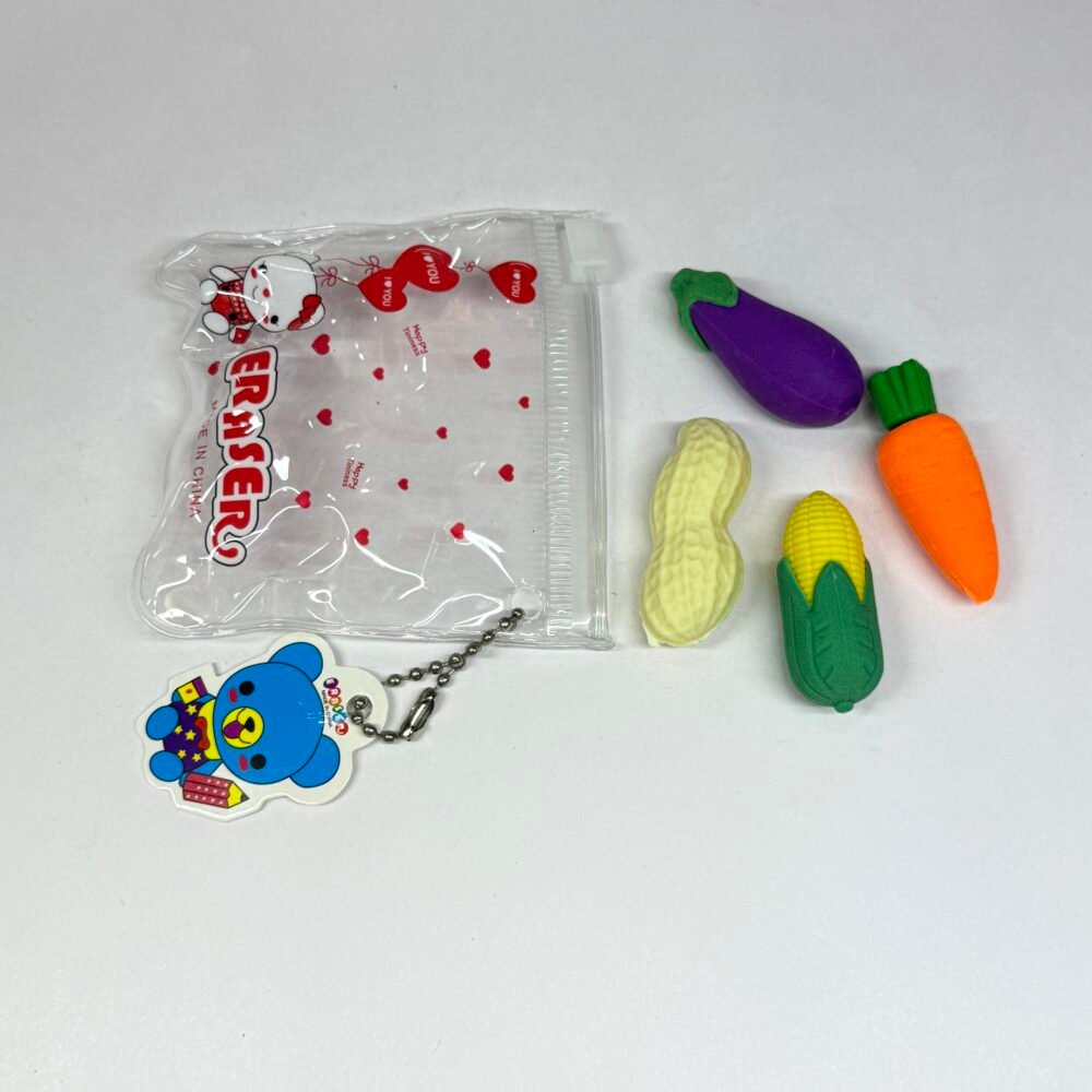 Eraser Set - Vegetables