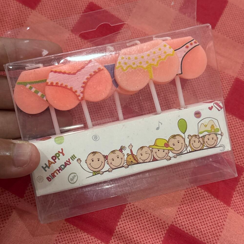 Theme Candles (Pack Of 5) - Bachelorette