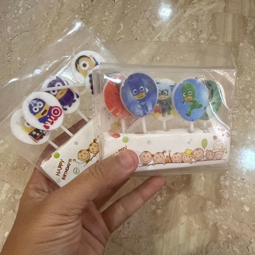 Theme Candles (Pack Of 5) - Superheros