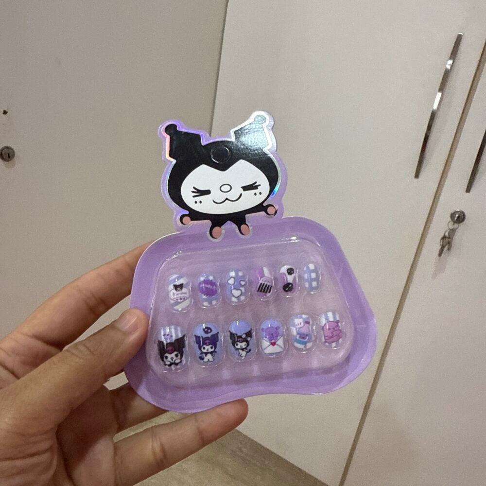 Kids Stick-On Nails - Purple