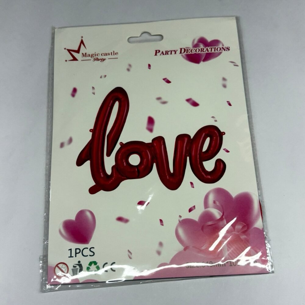 Love Foil Balloon - Red