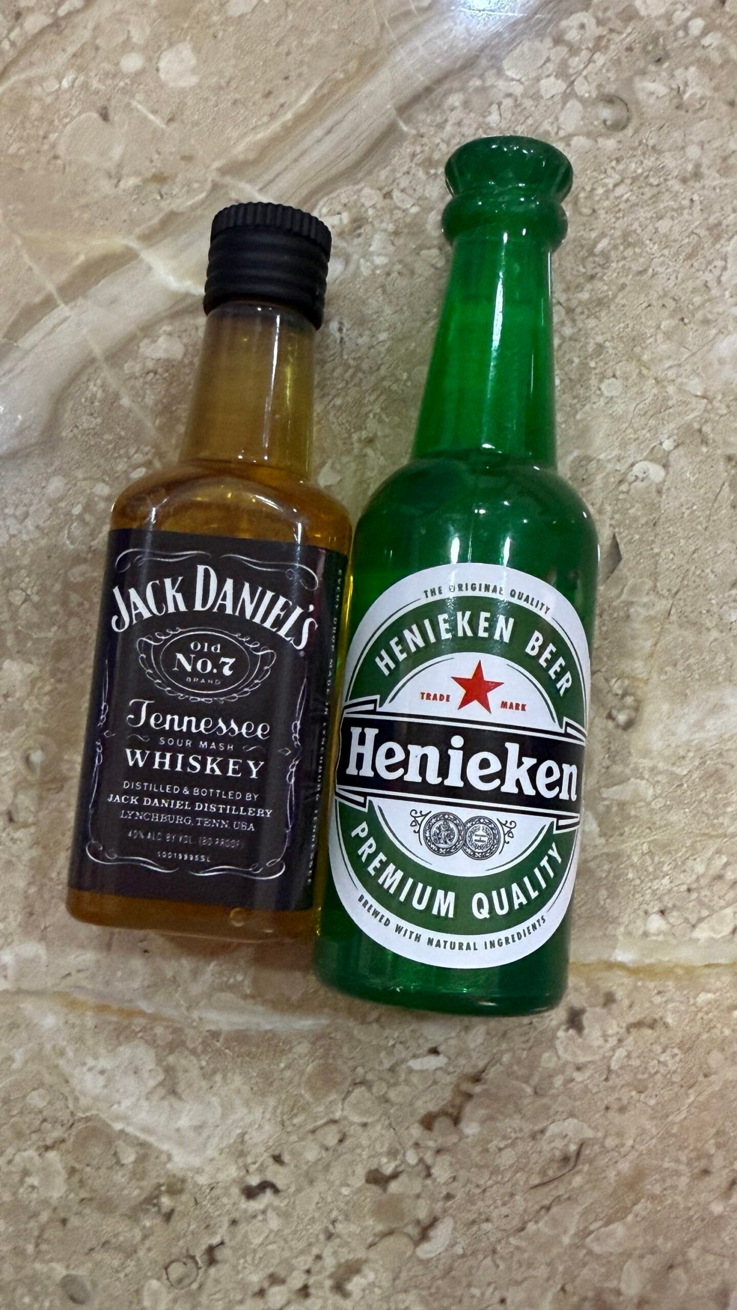 Liquor cake topper (not original)