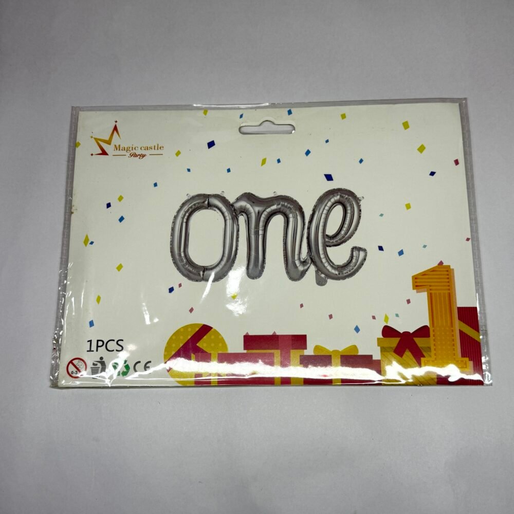 One Foil Big Size Balloon - Silver