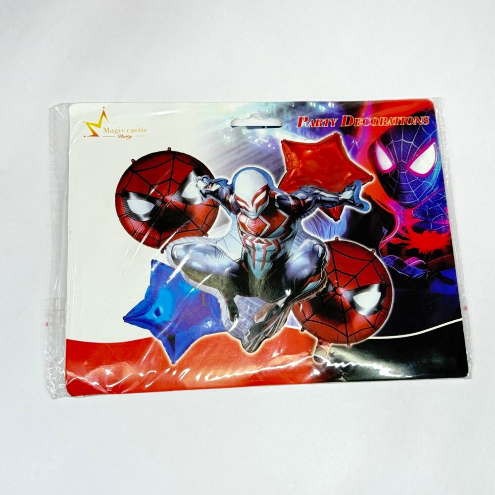 Themes 5 Piece Foil Balloon - NewSpiderman
