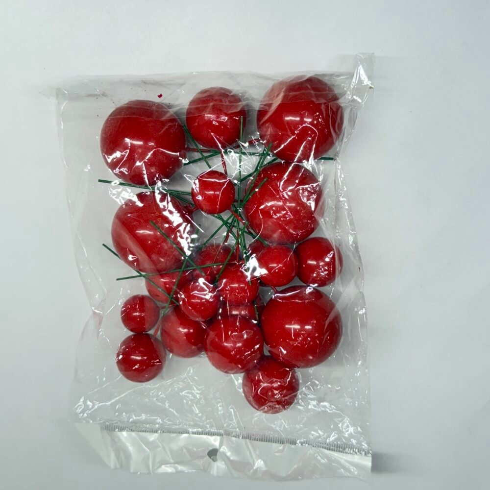 Faux Balls Pack of 20 - Red
