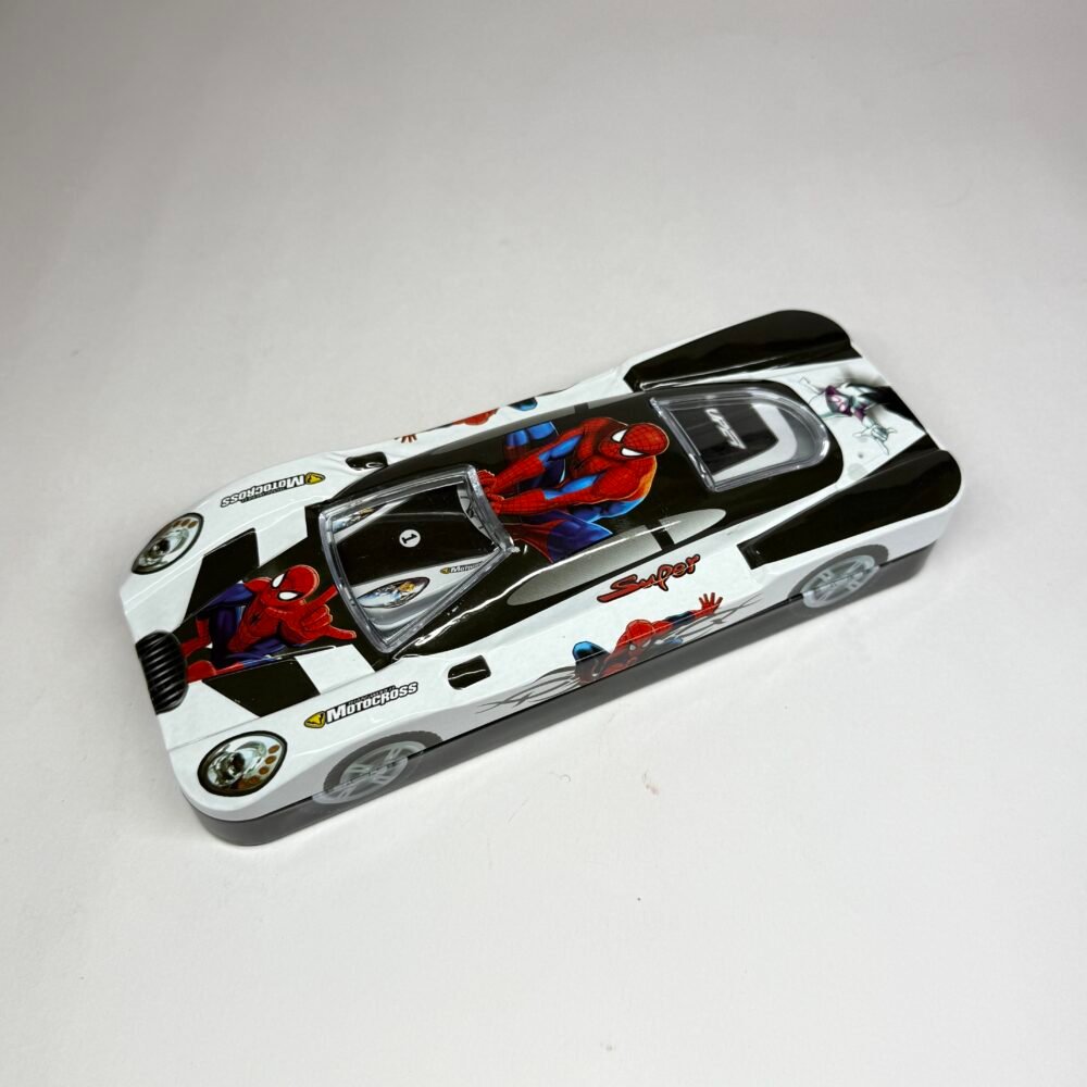 Double Car Pencil Box - Spiderman