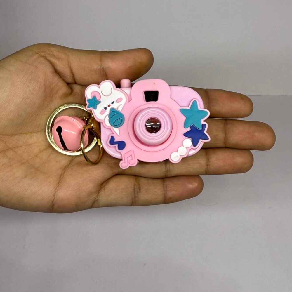Projector Camera Keychain - Pink