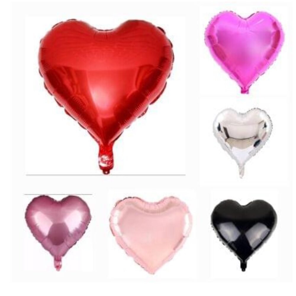 18 inch Heart Foil Balloon (Big) - Rose gold
