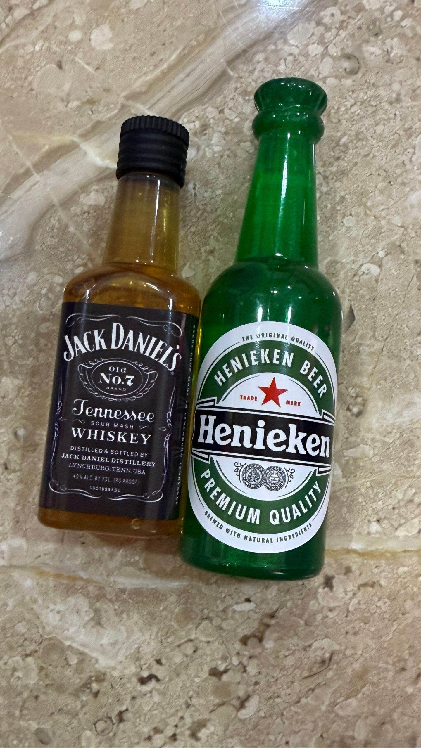 Liquor cake topper (not original)